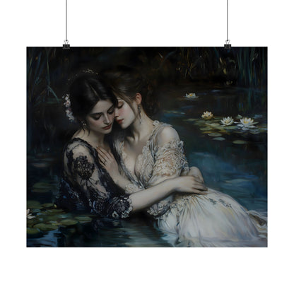 Lovers Art Print