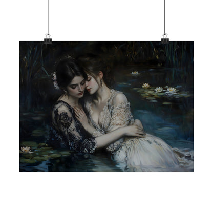 Lovers Art Print