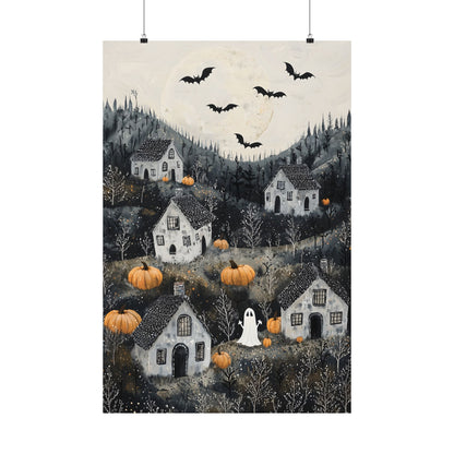 Halloween Town Art Print