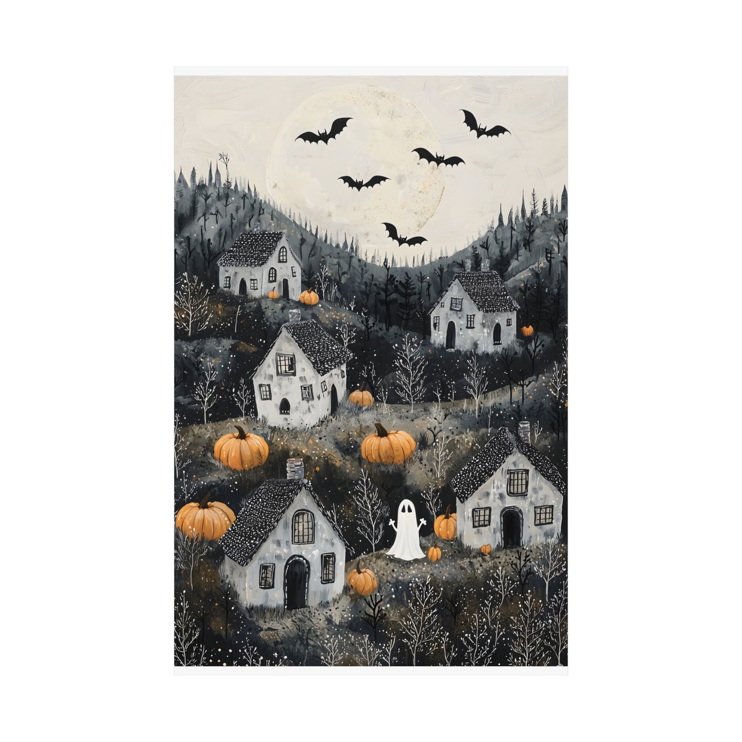 Halloween Town Art Print