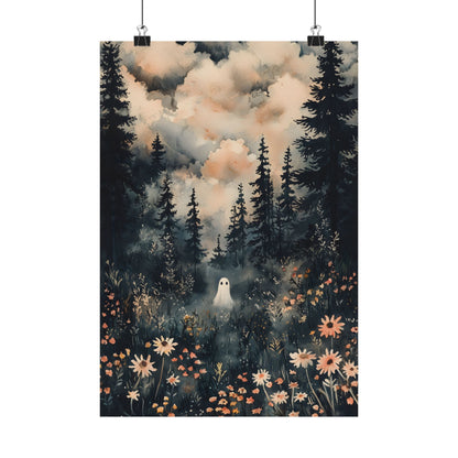 Lonely Ghost Art Print