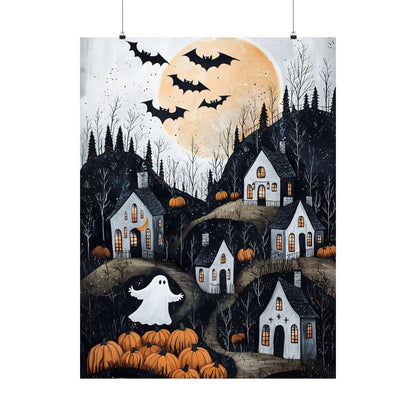 Halloween Town Art Print