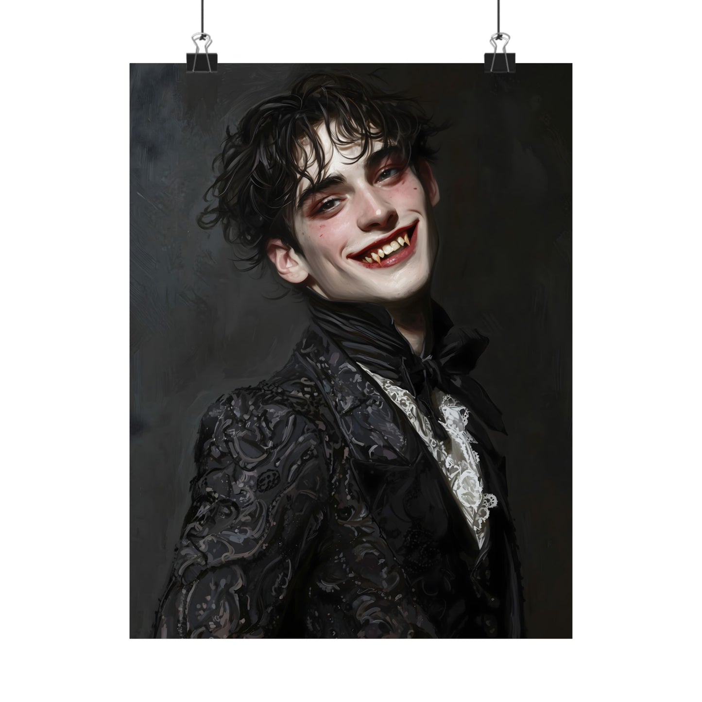 Cute Vampire Matte Vertical Posters