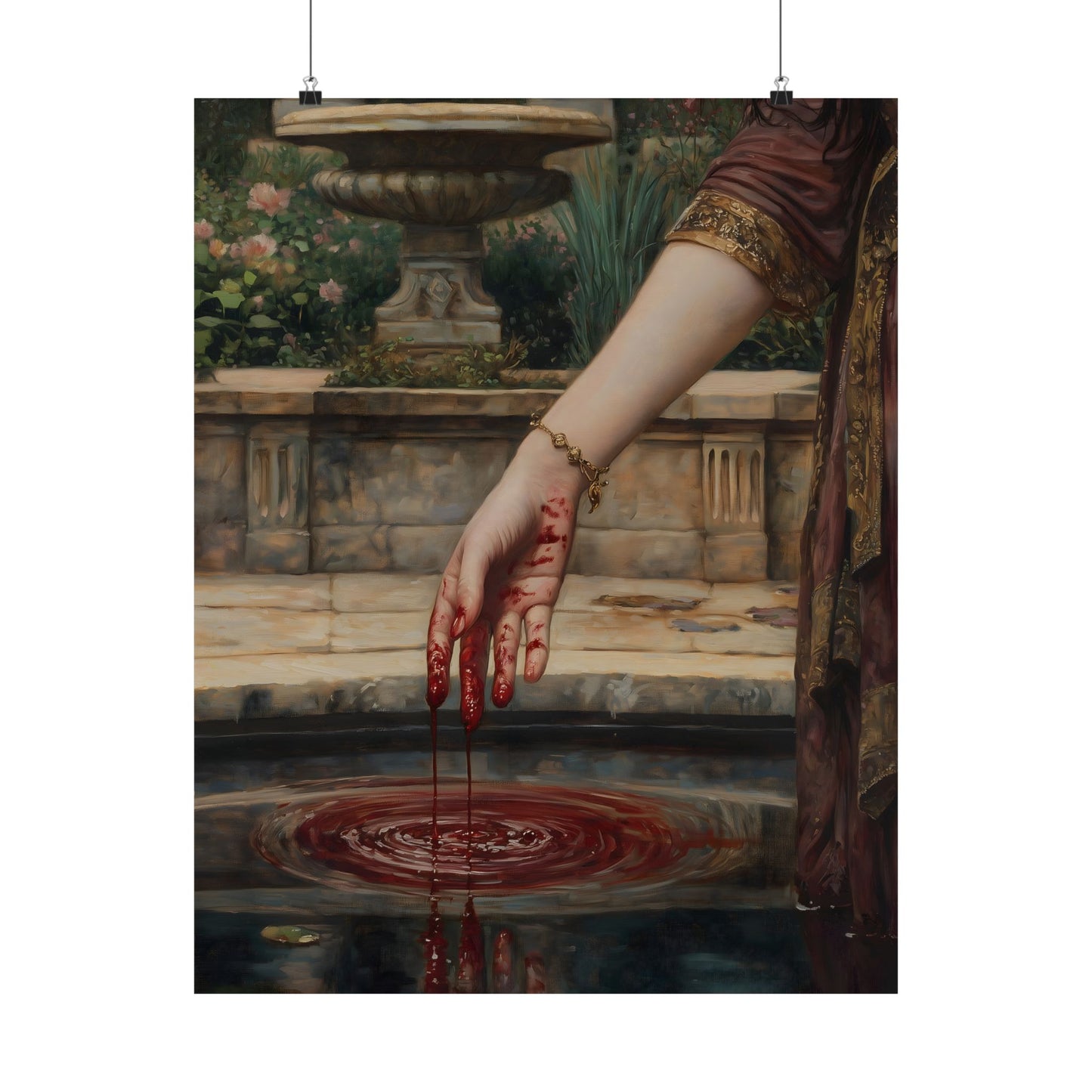 Blood and Water Art Print