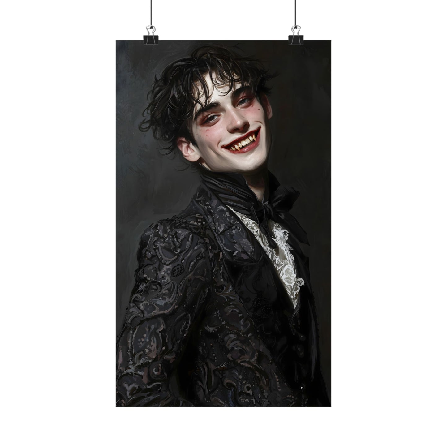 Cute Vampire Matte Vertical Posters