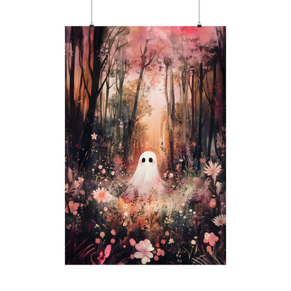 Floral Ghost Art Print