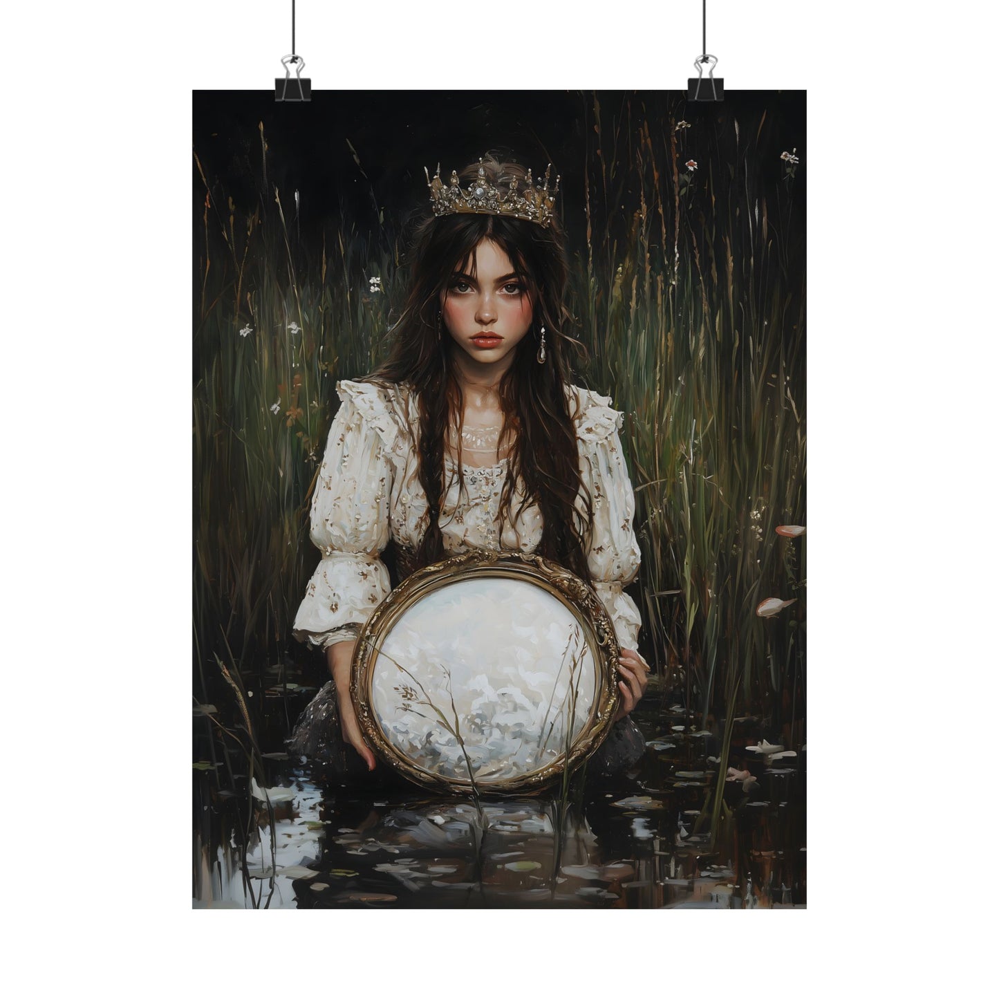 Wet Mirror Art Print