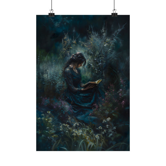 Midnight Reader Art Print