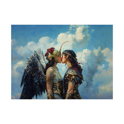 Nike and Athena Art Print