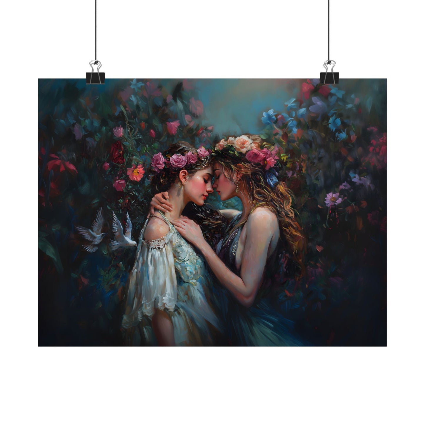 Spring Lovers Art Print