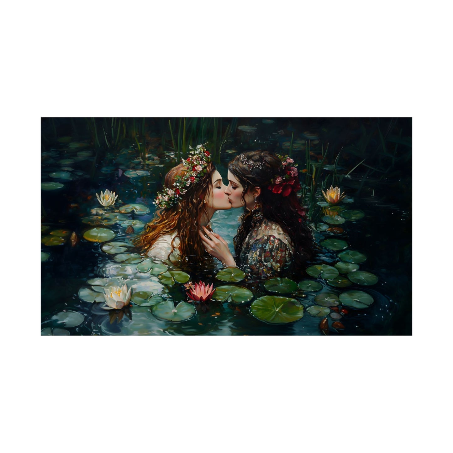 Ophelia in Love Art Print