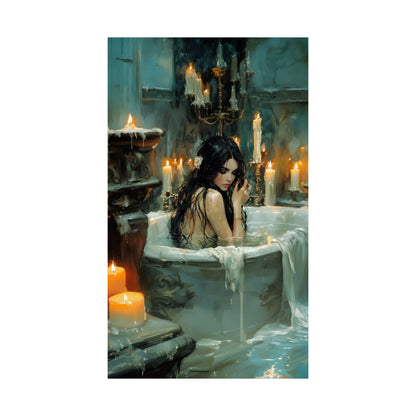 Witchy Bathtube Art Print