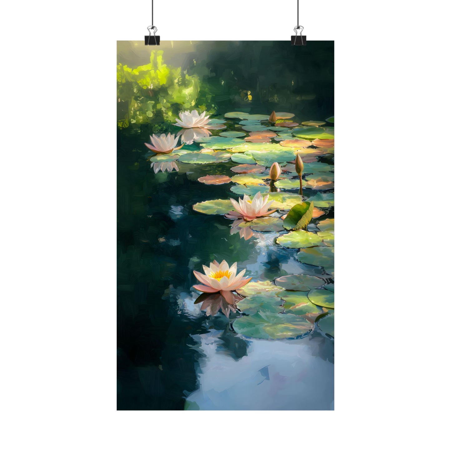 Lotus Pond Art Print