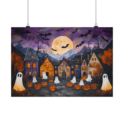 Halloween Town Art Print