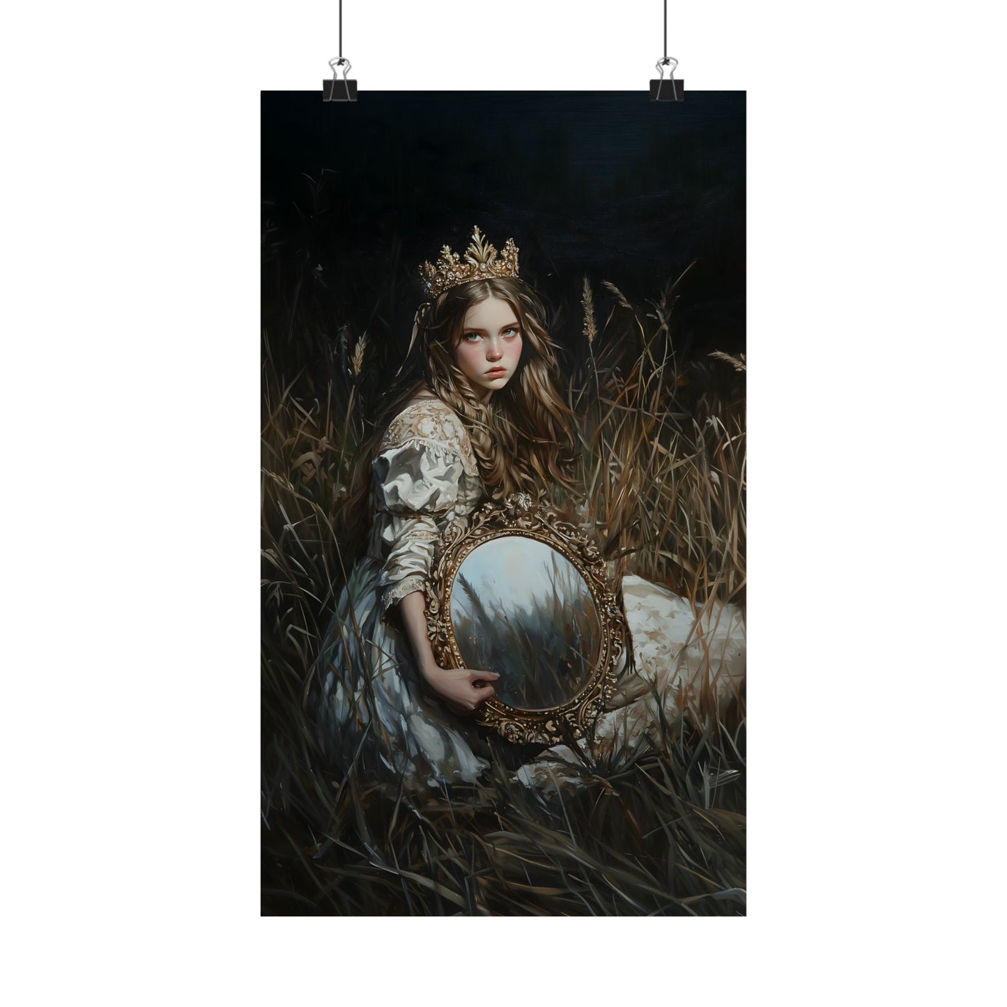 Princess Mirror Art Print