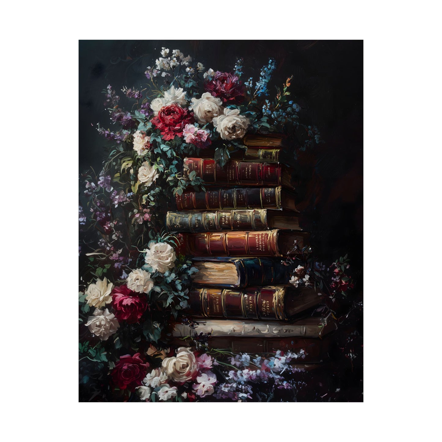 Stack of Books Art Print