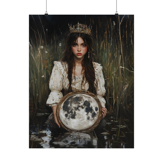 Fullmoon Mirror Art Print