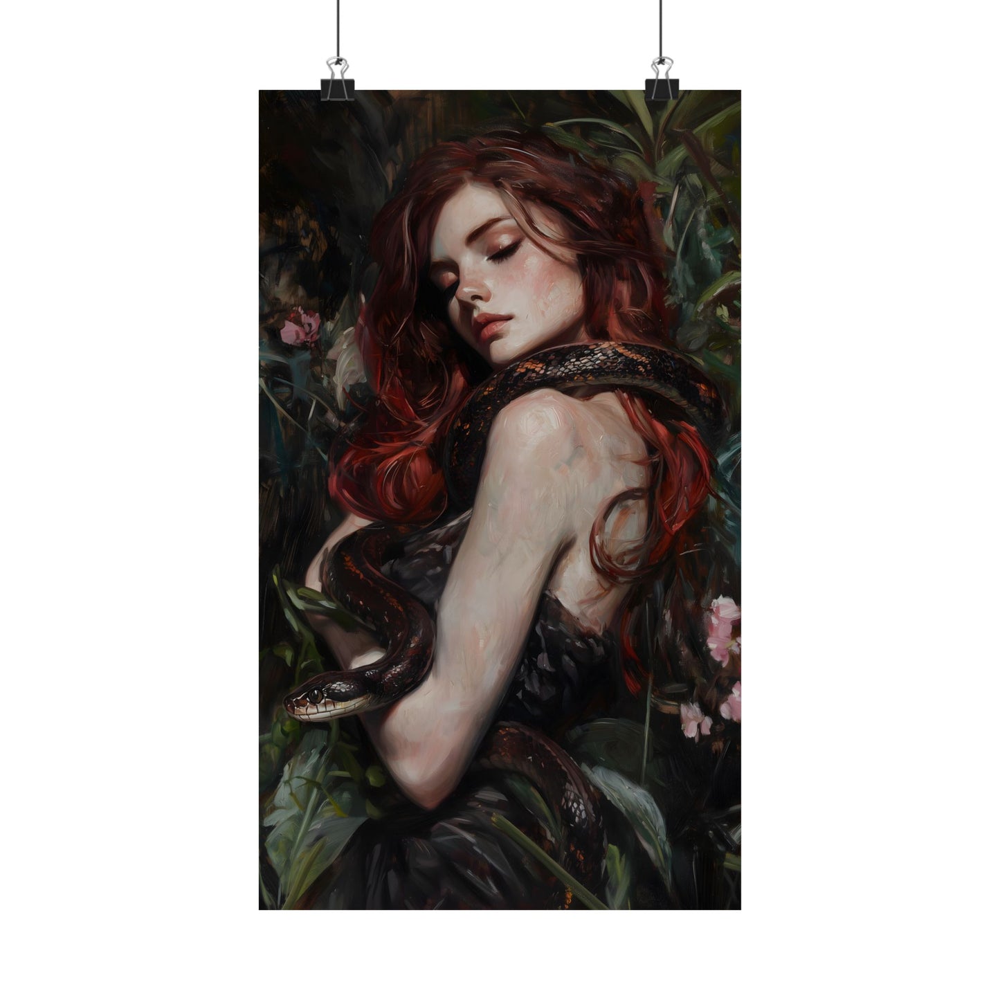 Lilith and Snake Art Print