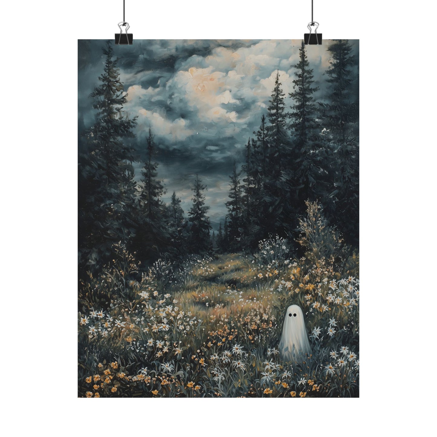 Ghostly Meadow Art Print