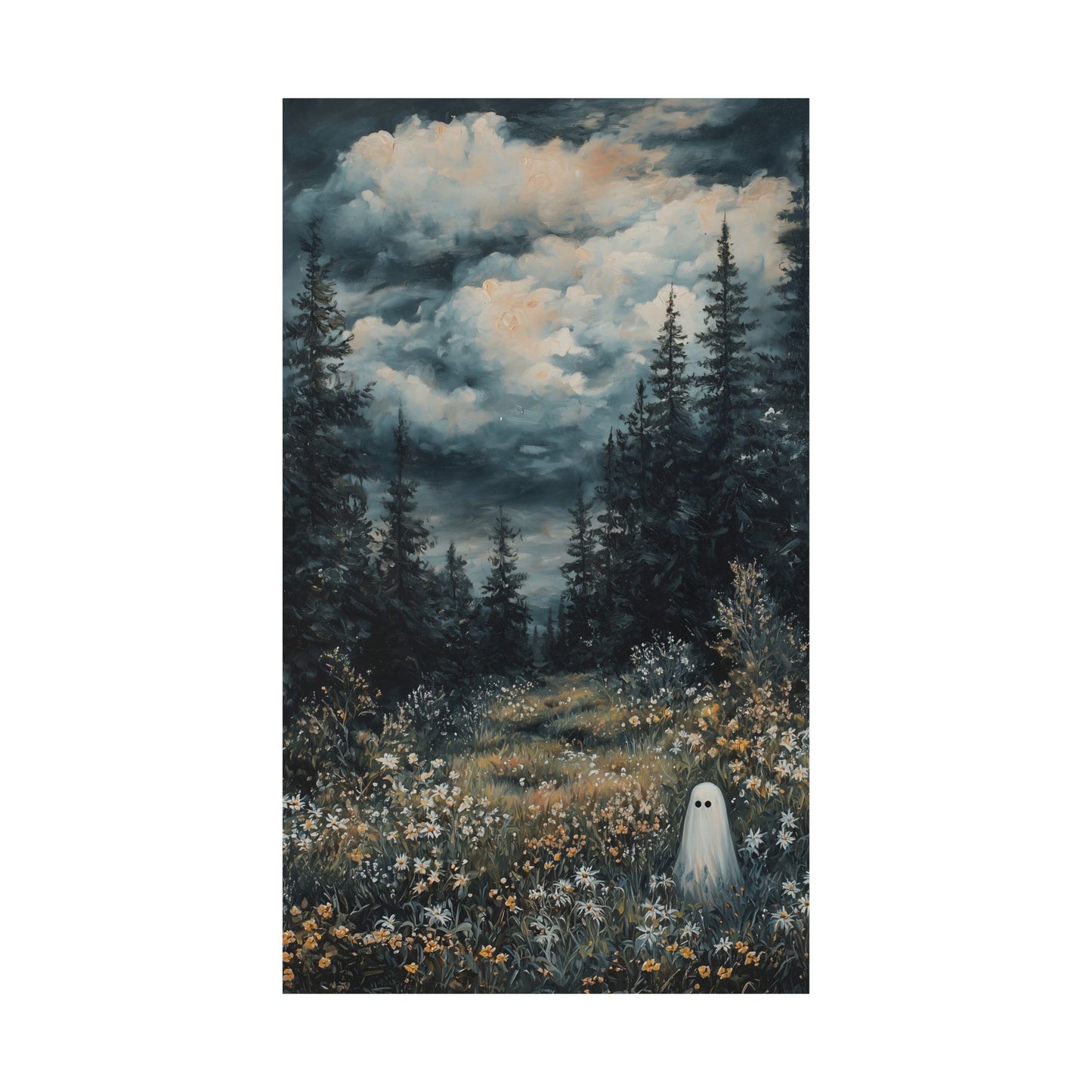 Ghostly Meadow Art Print