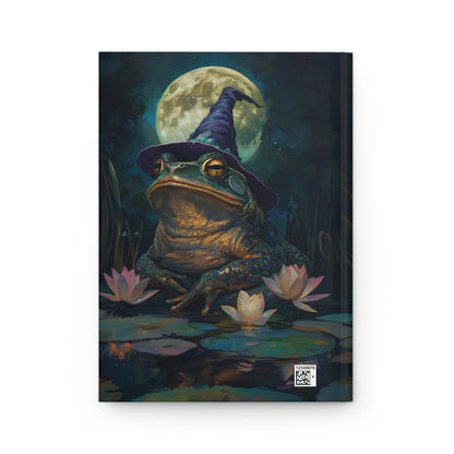 Wizard Frog Hardcover Journal