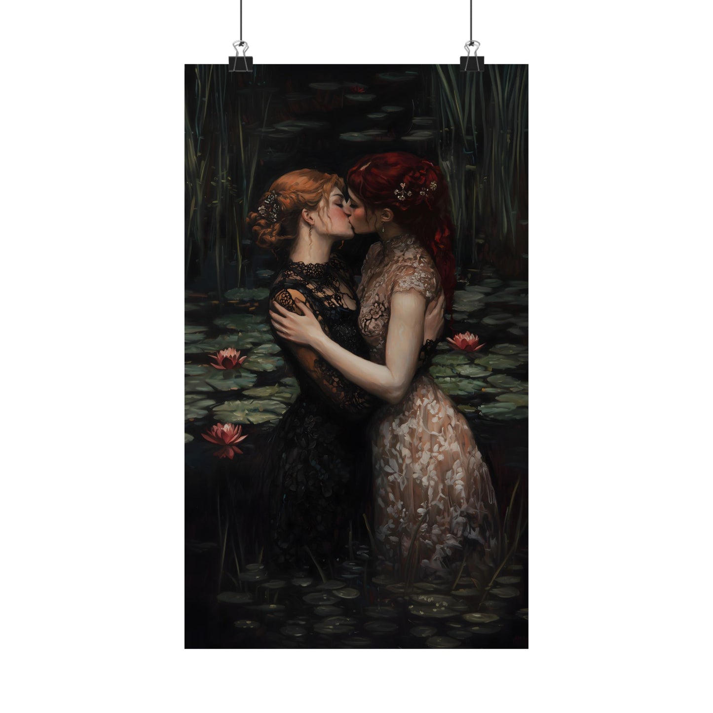 Lovers Art Print