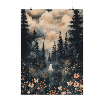 Lonely Ghost Art Print