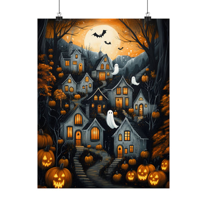 Halloween Town Art Print