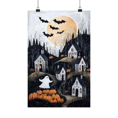 Halloween Town Art Print