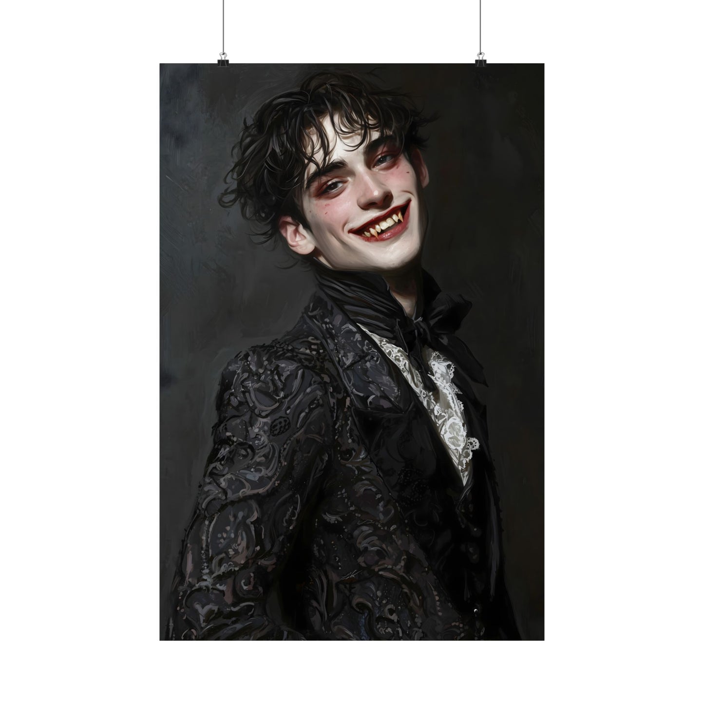 Cute Vampire Matte Vertical Posters