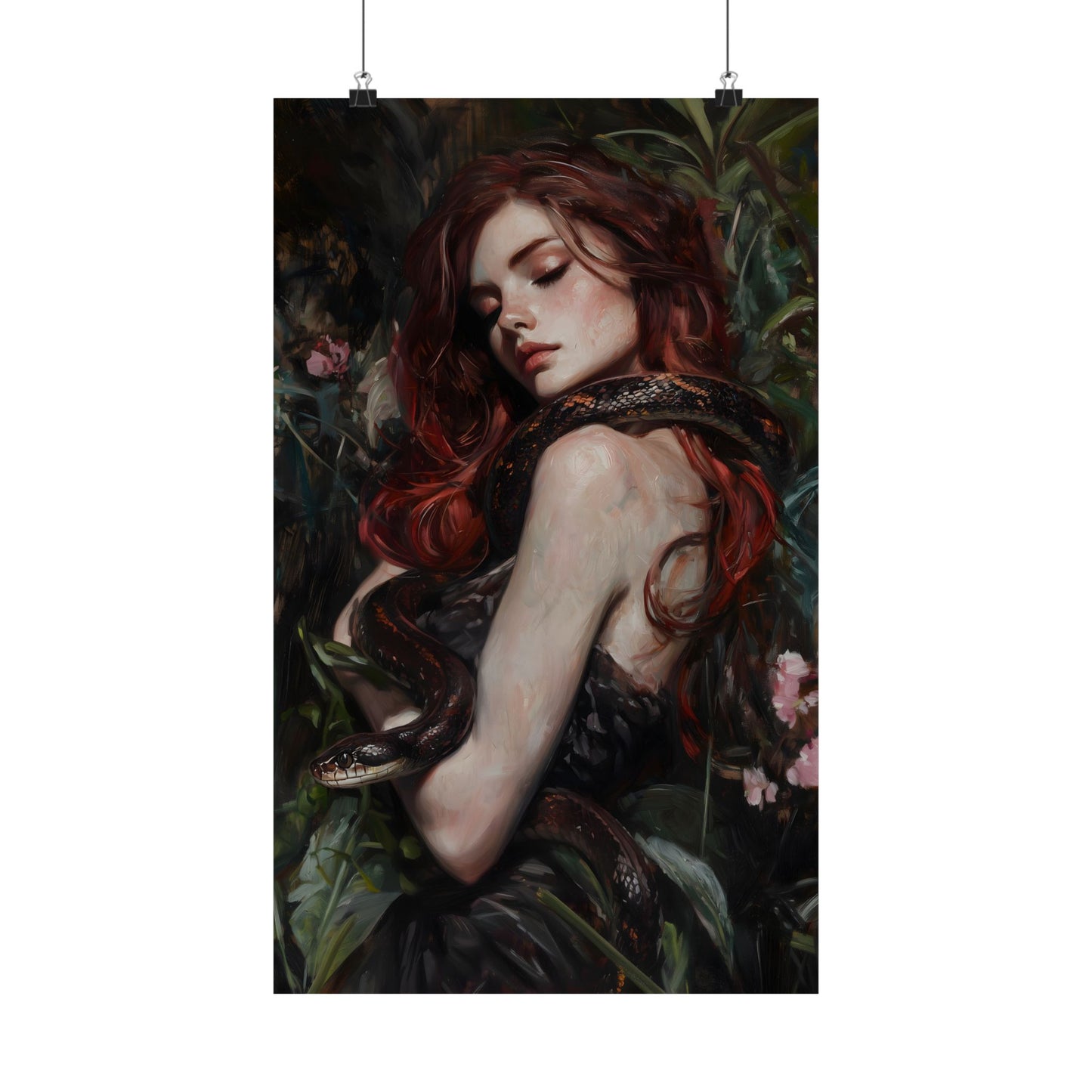 Lilith and Snake Art Print