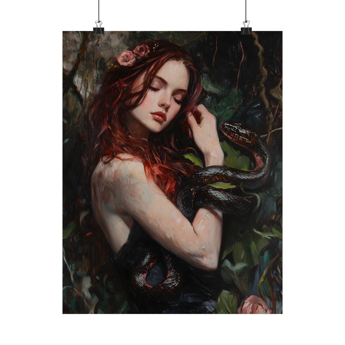 Lilith and Snake Art Print