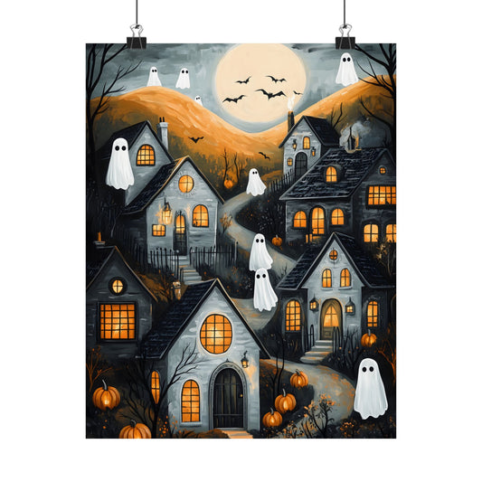 Halloween Town Art Print