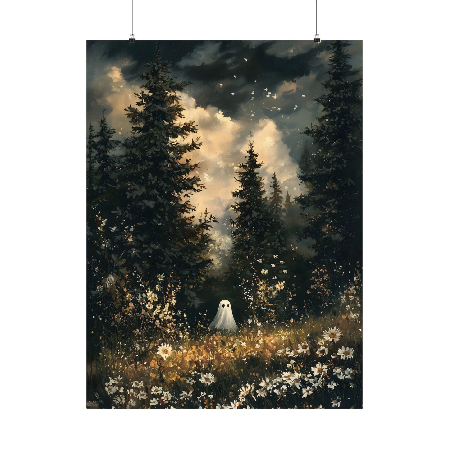 Whimsy Ghost Art Print