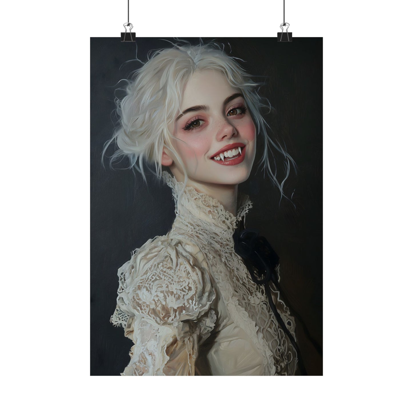 Lady Vamprire Art Print