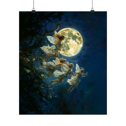 Fairies at Midnight Art Print