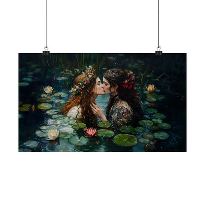 Ophelia in Love Art Print