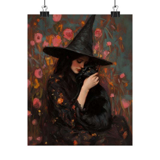 Witch with a Cat