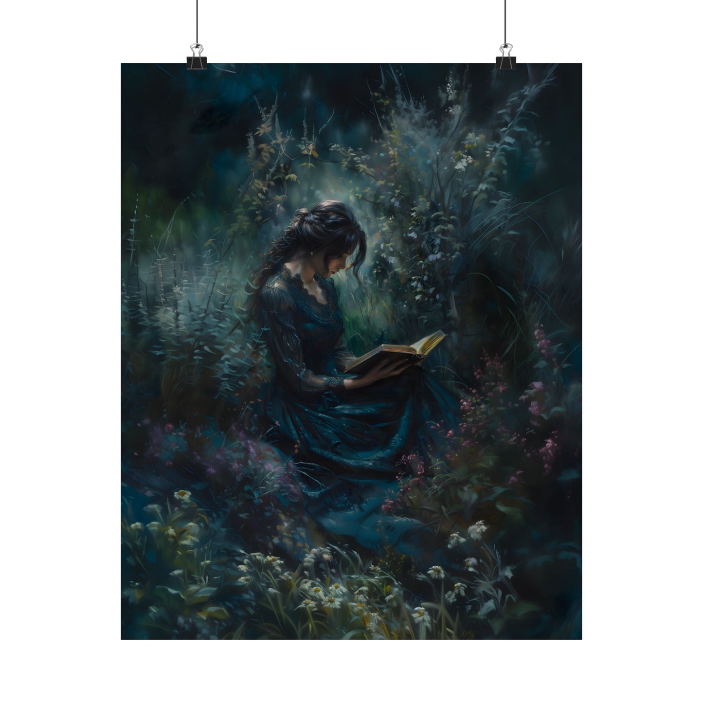 Midnight Reader Art Print