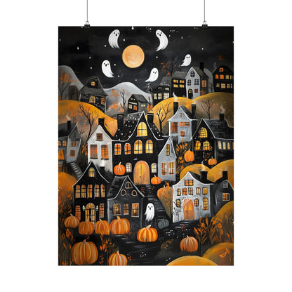 Halloween Town Art Print