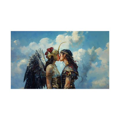 Nike and Athena Art Print