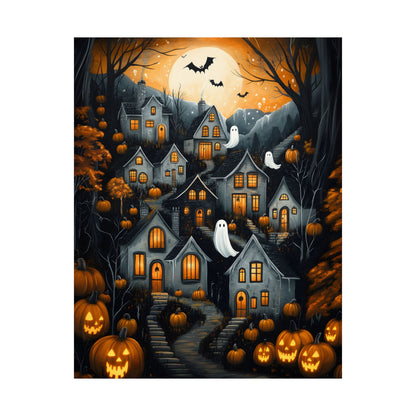 Halloween Town Art Print