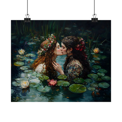 Ophelia in Love Art Print