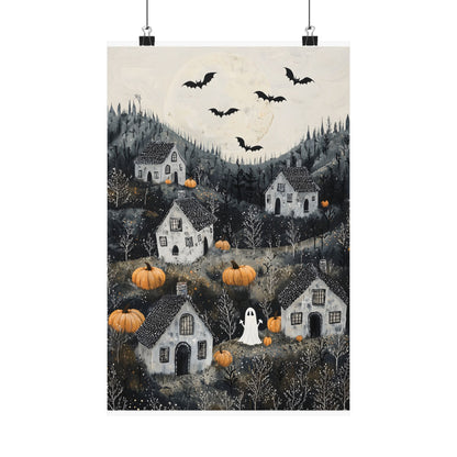 Halloween Town Art Print