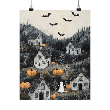 Halloween Town Art Print