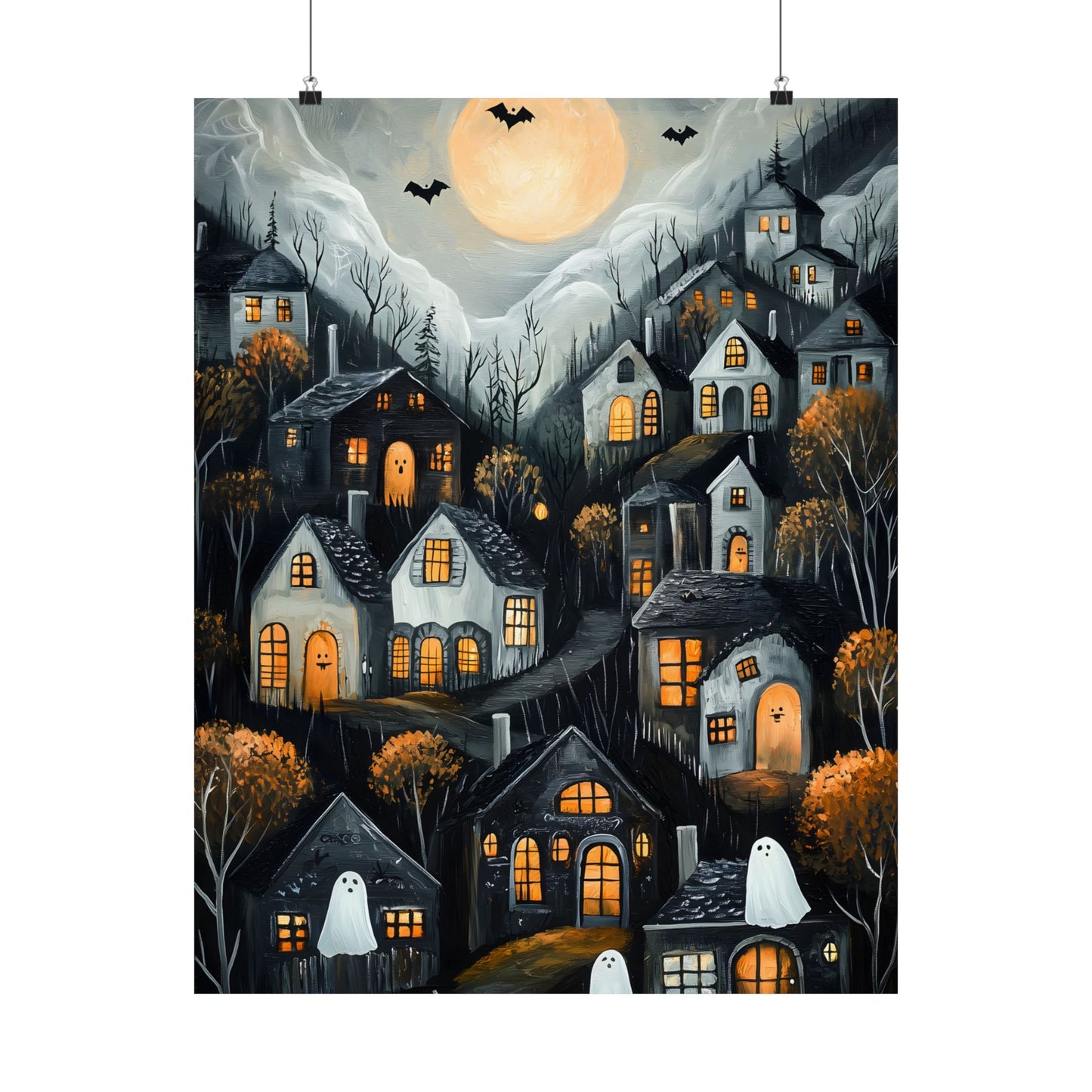 Halloween Town Art Print