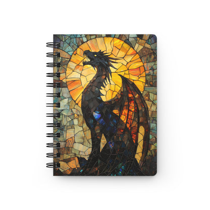 Black Dragon Spiral Bound Journal