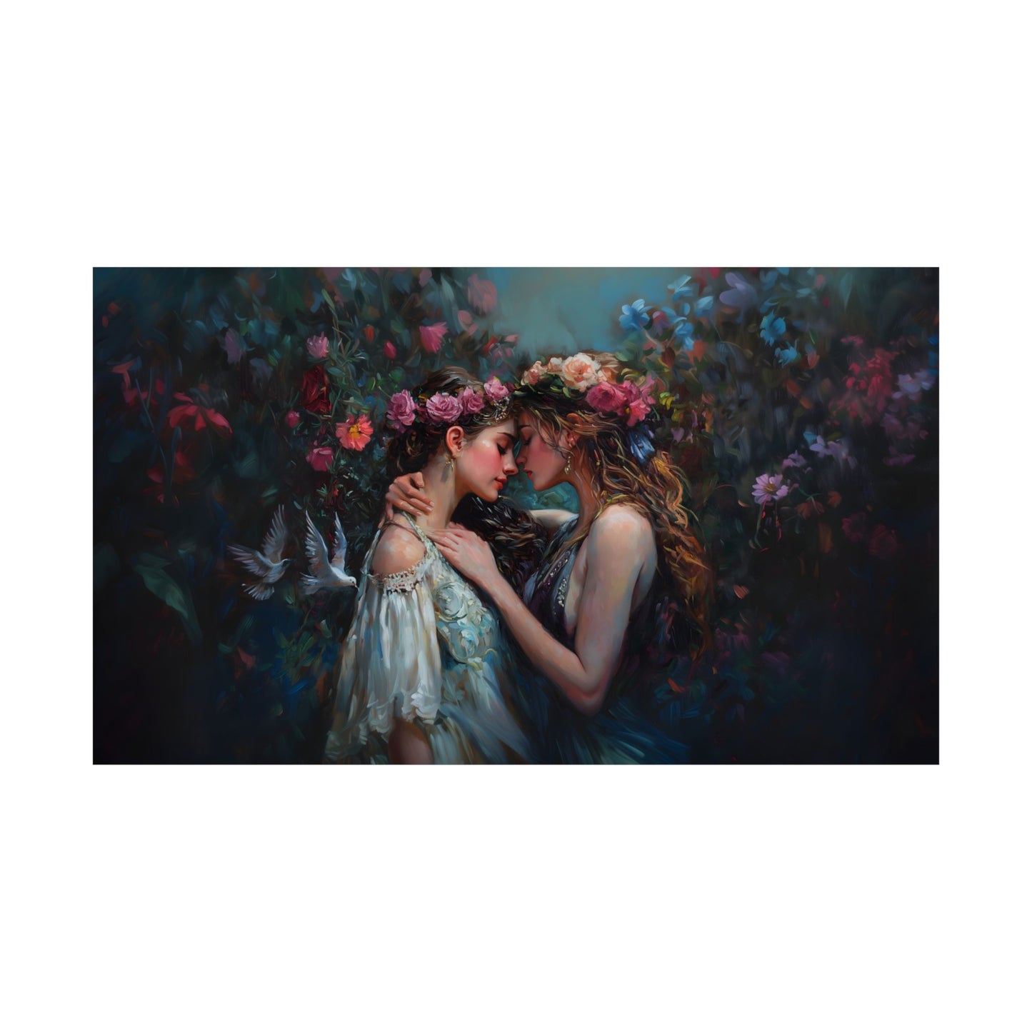 Spring Lovers Art Print