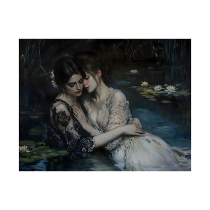 Lovers Art Print