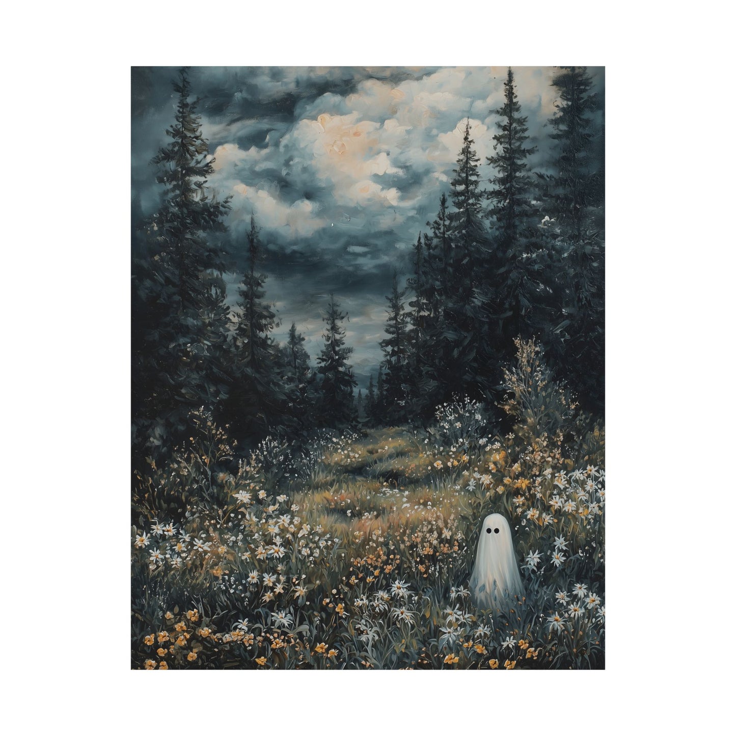 Ghostly Meadow Art Print